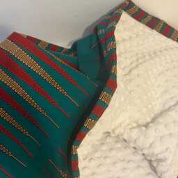 Ankara African Print Baby Blanket - With Padding - thumbnail 4