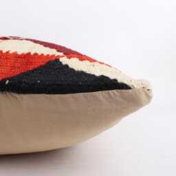 20'' Vintage Turkish Kilim Pillow Cover Bohemian Cushion - thumbnail 4