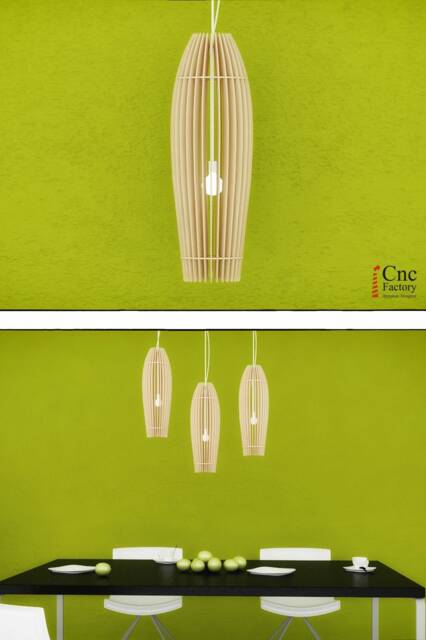 Rome Lamp - Template Cnc Cutting File Lamp Cnc Cut For Laser Machine Dxf Cad Sgv Ai PDF Vector Drawing Cuttable, Router, Tag - image 1