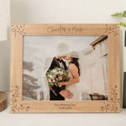 Personalised Engraved Photo Frame - Va185 - thumbnail 3