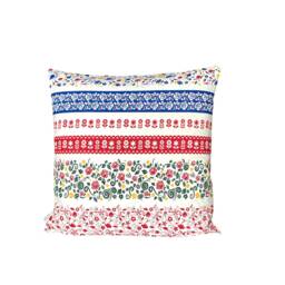 442. Handmade Multicolour Flowers Linen Cotton Cushion Cover. Various Sizes - thumbnail 3