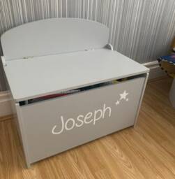 Toy Box Name Labels - Stickers Decal Custom Made Vinyl Self-Adhesive Personalised - thumbnail 1