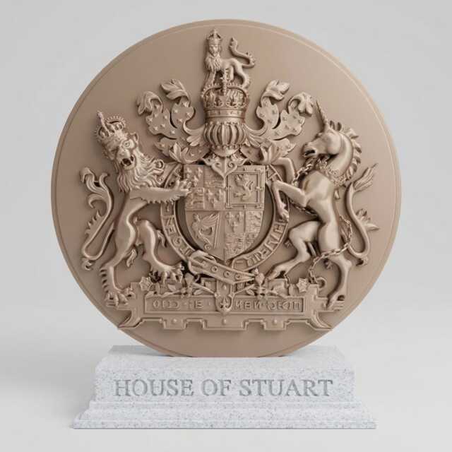 The House Of Stuart Coat Arms - image 1
