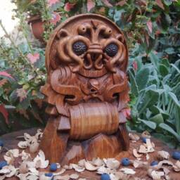 Flying Spaghetti Monster Beer Altar Carving Wood Pirates Pastafarian Pastafarianism Religion R'amen - thumbnail 4
