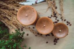 Rustic 100% Pure Beeswax Red Candles/Tall Natural Beeswax Pillar Candles/Handmade Bees Wax Candles - thumbnail 1