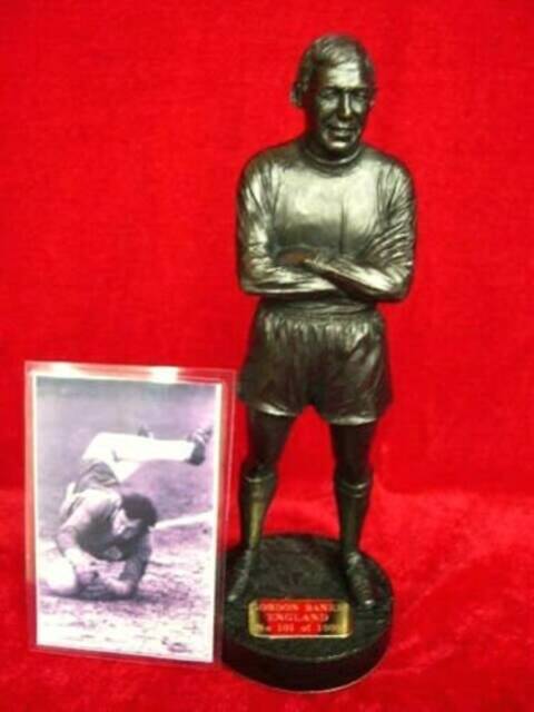 Gordon Banks Bronzed Sculpture, England Goalkeeper, Limited Edition