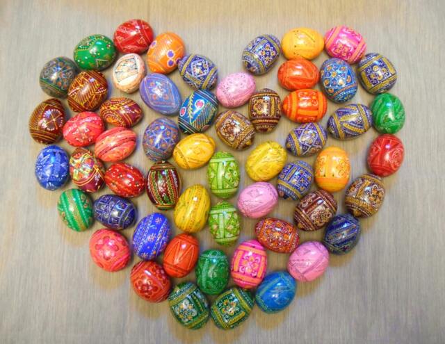 Set Of 10 Ukrainian Painted Wooden Easter Eggs Pysanky Pysanka Gift Ukraine ?????????????? Souvenir 2, 25