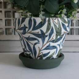 Beautiful Decoupaged William Morris Inspired Terracotta Indoor Plant Pots.other Designs Available.hand Decorated - thumbnail 2