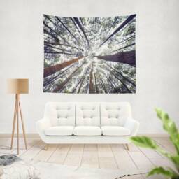 Forest Canopy Tapestry Extra Large Nature Wall Art - thumbnail 2