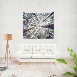 Forest Canopy Tapestry Extra Large Nature Wall Art - thumbnail 3