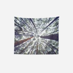 Forest Canopy Tapestry Extra Large Nature Wall Art - thumbnail 1