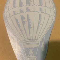 Hot Air Balloon Vinyl Decal Waterproof Car & Laptop Sticker - thumbnail 3