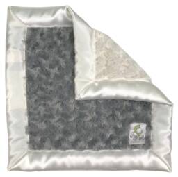 Shnuggy Baby Lovey Swirl Blanket With Satin Trim - 15x15