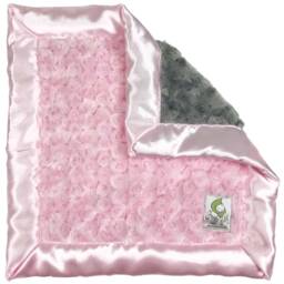 Shnuggy Baby Lovey Swirl Blanket With Satin Trim - 15x15 - thumbnail 2