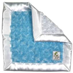 Shnuggy Baby Lovey Swirl Blanket With Satin Trim - 15x15 - thumbnail 4