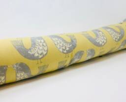 Scandi Mustard Grey Bird Draft Excluder, Print, Yellow Heavy Cotton Fabric, Gift For Her, Perfect Home Decor - thumbnail 1