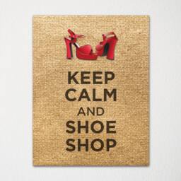 Keep Calm & Shoe Shop - Fine Art Print Choice Of Color Purchase 3 Receive 1 Free Custom Prints Available - thumbnail 3