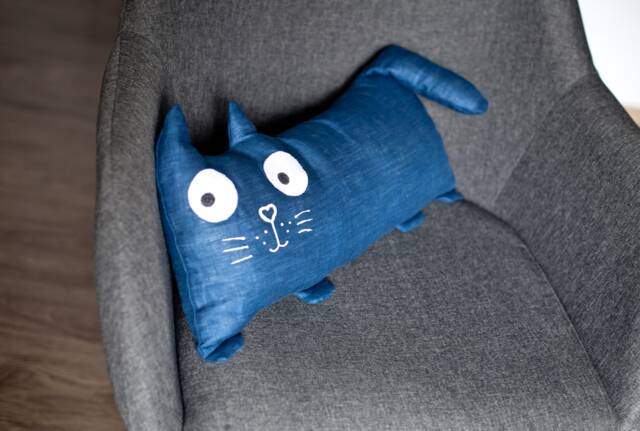 Lumbar Pillow Rust With Fringe King Bed Solid Color Extra Long Animal Baby French Ivory Purple Navy Small Linen Many Colors Cat - image 1