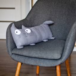 Lumbar Pillow Rust With Fringe King Bed Solid Color Extra Long Animal Baby French Ivory Purple Navy Small Linen Many Colors Cat - thumbnail 3