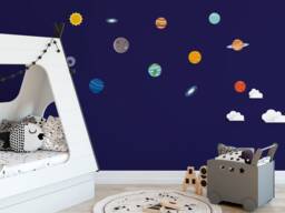 Kids Outer Space Planetsd Wall Sticker Decals - thumbnail 1