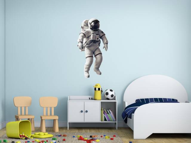 Large Realistic Astronaut Wall Decal , Space Sticker, Boys Bedroom Decor Kids Art - Thevinylcreations - image 1