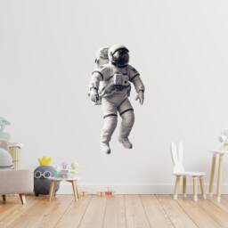 Large Realistic Astronaut Wall Decal , Space Sticker, Boys Bedroom Decor Kids Art - Thevinylcreations - thumbnail 2