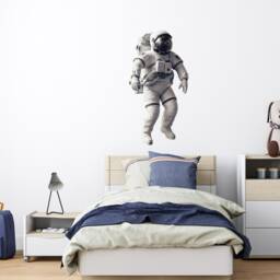 Large Realistic Astronaut Wall Decal , Space Sticker, Boys Bedroom Decor Kids Art - Thevinylcreations - thumbnail 3