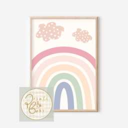 Personalised Girls, You Can Do Anything, Rainbow & Ballerina Prints. Positive Affirmation For Girls Room, Nursery Or Playroom - Unframed - thumbnail 3