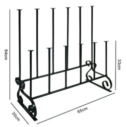 Wellington Boot Stand - Holds 6 Pairs Of Wellies/Walking Boots - thumbnail 2