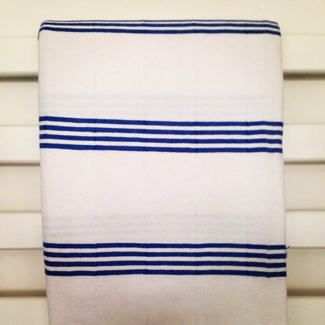 Large Turkish Beach Towel, Hand Loomed Bamboo Terry Cloth Peshtemal - image 1