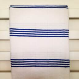 Large Turkish Beach Towel, Hand Loomed Bamboo Terry Cloth Peshtemal - thumbnail 1
