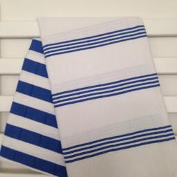 Large Turkish Beach Towel, Hand Loomed Bamboo Terry Cloth Peshtemal - thumbnail 2