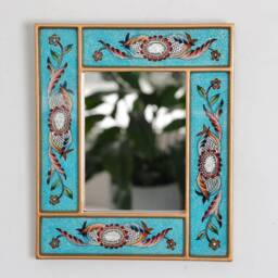 "Peruvian Mirrors ""Clielo Colonial Blue"