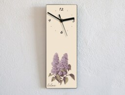Lilac Flowers - Wall Clock - thumbnail 1