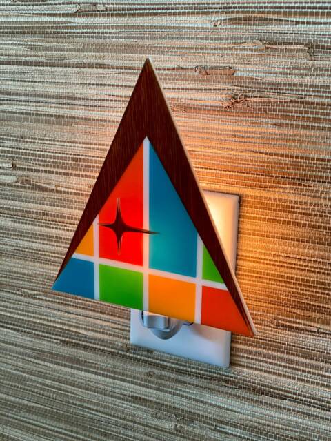 "Mid Century Modern Night Light - ""God Mod" - image 1