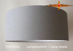 Gray Lampshade Theresa ??45 cm Light Gray Linen Lamp - thumbnail 2