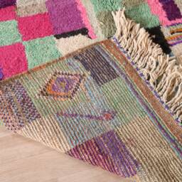 Vintage Boujaad Rug, Authentic Moroccan Rug 5x8 Ft - thumbnail 4