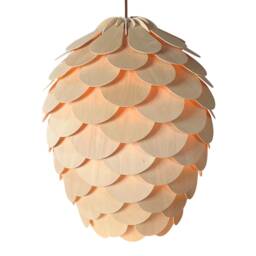 Wood Large Pine Cone Pendant Light-Chandelier-Lighting-Wood Light-Ceiling Light-Artichoke Light-Acorn Lamp-Hop Light - thumbnail 2