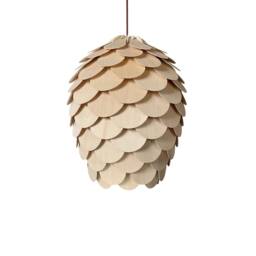 Wood Large Pine Cone Pendant Light-Chandelier-Lighting-Wood Light-Ceiling Light-Artichoke Light-Acorn Lamp-Hop Light