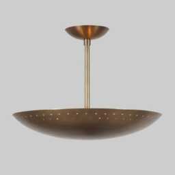 1950S Brass Sputnik Chandelier Mid Century Modern 6-Light Fixture - thumbnail 2