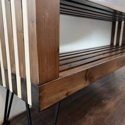 Exclusive Designed Rustic Wood Tv Stand Unit Cabinet - thumbnail 4