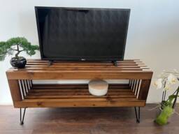 Exclusive Designed Rustic Wood Tv Stand Unit Cabinet - thumbnail 1