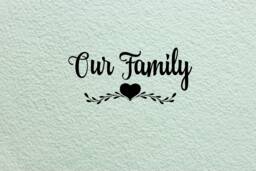 Our Family Wall Decal - thumbnail 1