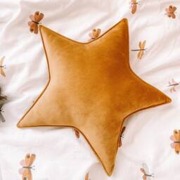 Velvet Star Cushion Pillow Assorted Colours - Small - thumbnail 2