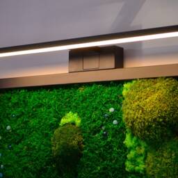 Terra X Moss Art + Led Lamp - Preserved Moss Art, , Maintenance-Free Plant Decoration, Wall Decoration - thumbnail 3