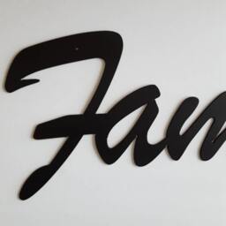 Family Sign. Decor. Rustic Metal. Home Wall Industiral Metal Family - thumbnail 3