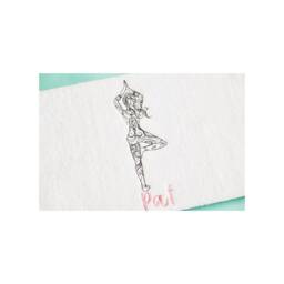Personalized Yoga Towel Embroidered Design, Custom Name - thumbnail 3