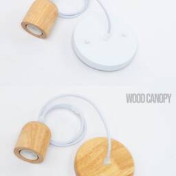 Elegant Rattan Pendant Light Shade - Natural Rustic Woven Wood Lampshade - thumbnail 4