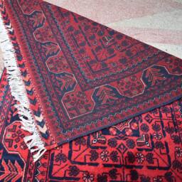 Handmade Wool Turkmen Runner Rug Afghan Bokhara Hallway Carpet - 31.6 X 2.9 Ft - thumbnail 4