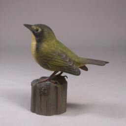 Kentucky Warbler Wood Carving Bird - thumbnail 2